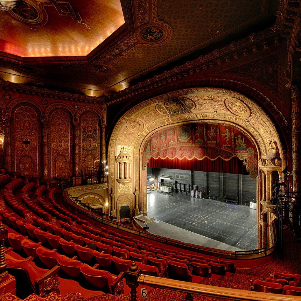 View of the Landmark Theatre Stage